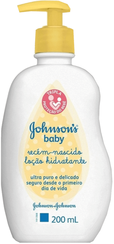 Loção Hidratante Johnson's Recém-Nascido Frasco 200ml