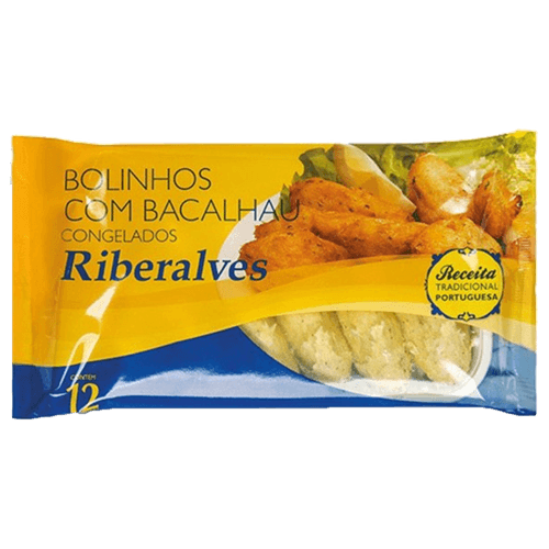 Bolinho Com Bacalhau Riberalves Congelado 360g