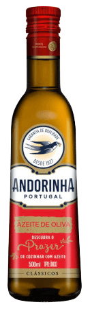 Azeite de Oliva Tipo Único Português Andorinha Clássicos Vidro 500ml