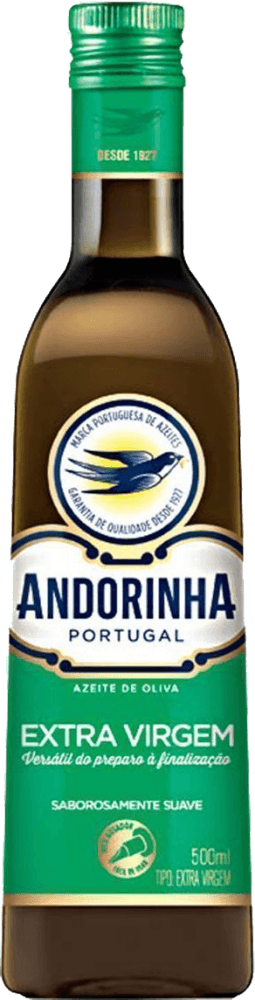 Azeite de Oliva Extra Virgem Português Andorinha Clássicos Vidro 500ml