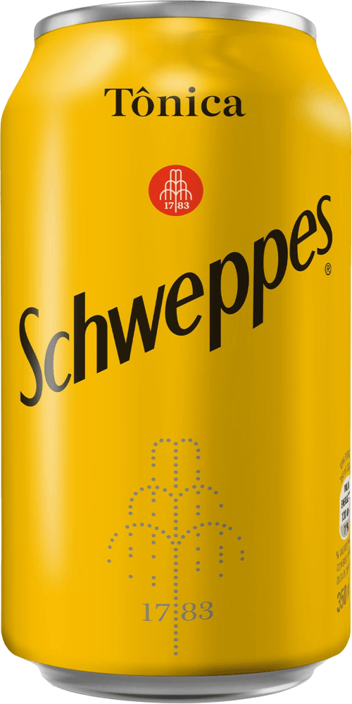 Água Tônica Schweppes Tradicional Lata 350ml