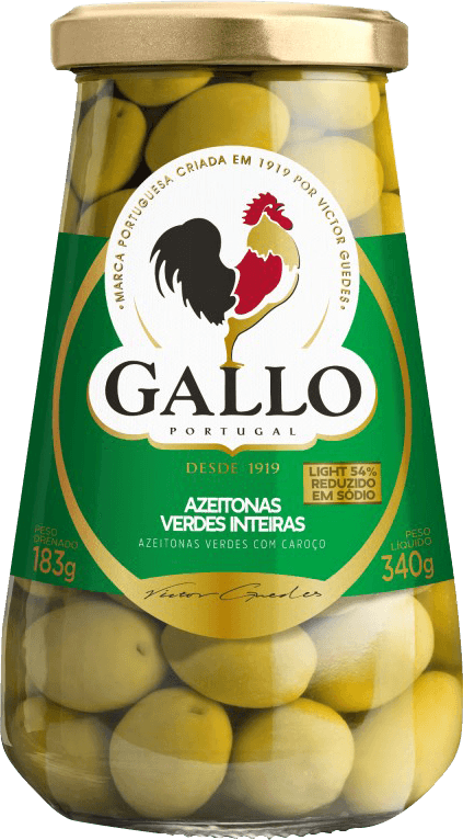 Azeitona-Verde-em-Conserva-Inteira-com-Caroco-Gallo-Vidro-Peso-Liquido-340g-Peso-Drenado-183g