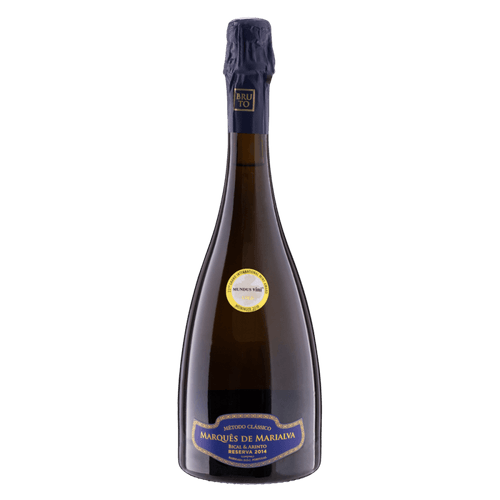 Vinho Português Branco Reserva Clássico Extra-brut Marquês De Marialva Bical Arinto Bairrada Garrafa 750ml