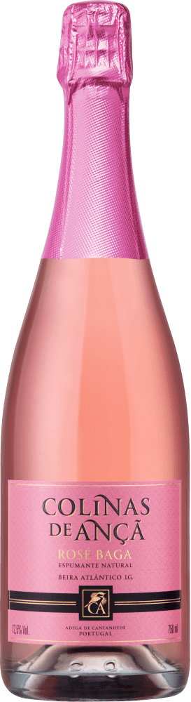 Espumante Português Colinas de Ançã Natural Baga Rosé Beira Atlantico 750ml