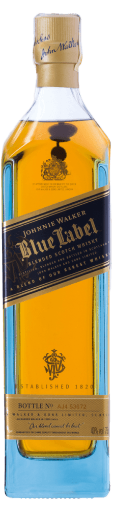 Whisky Escocês Blended Blue Label Johnnie Walker Garrafa 750ml