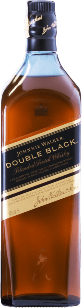 Whisky Escocês Blended Double Black Johnnie Walker Garrafa 1l