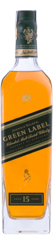 Whisky Escocês Blended Green Label 15 Anos Johnnie Walker Garrafa 750ml