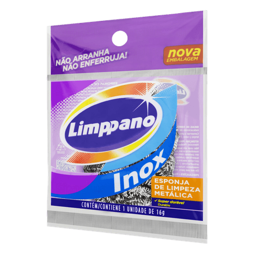 Esponja Inox Limppano 16g