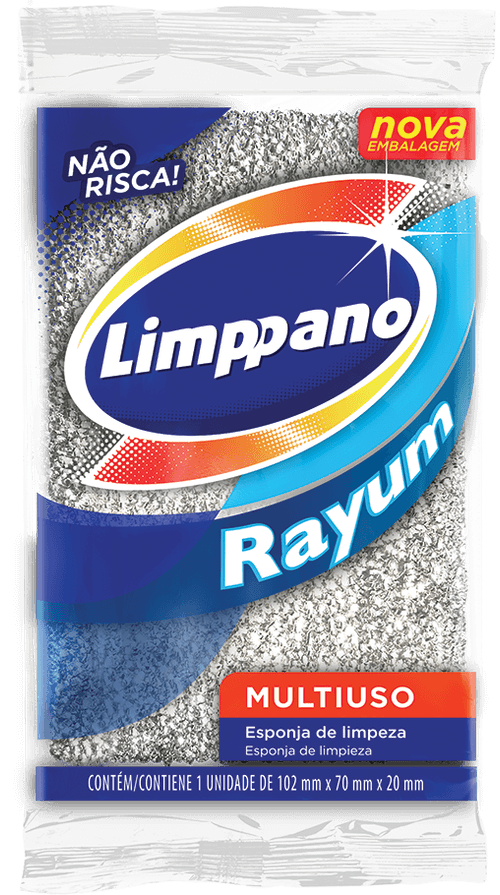 Esponja de Limpeza Multiuso Limppano Rayum