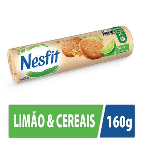 Biscoito NESFIT Limão e Cereais 200g