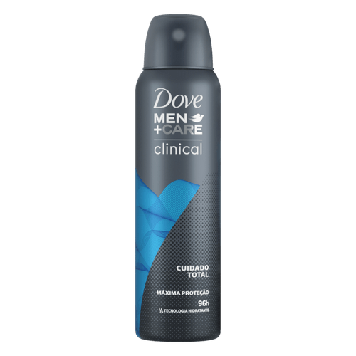 Antitranspirante Aerossol 3 em 1 96h Dove Men+Care Clinical 150ml Spray