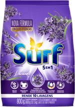 Lava-Roupas-em-Po-5-em-1-Lavanda-Surf-Pacote-800g