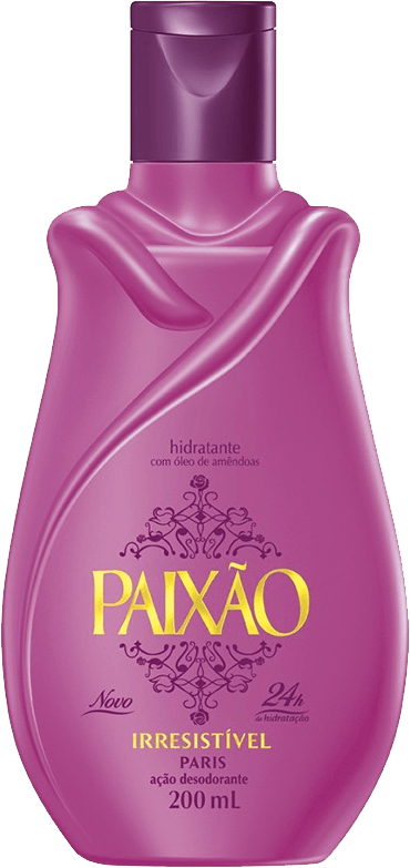 Hidratante Paixão Inspiradora com Óleo de Amêndoas ação desodorante 200ml