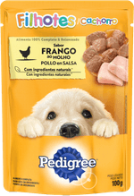 Alimento-Completo-e-Balanceado-para-Caes-Filhotes-Frango-ao-Molho-Pedigree-Sache-100g