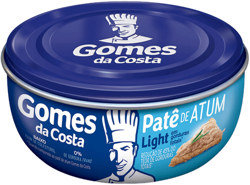 Patê de Atum Light em Gorduras Totais Gomes da Costa Lata 150g