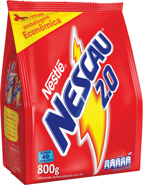 Achocolatado Pó Nescau Pacote 800g Embalagem Econômica