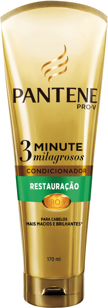 Condicionador com Pérolas Solúveis & Aminoácido Pantene Pro-V 3 Minutos Milagrosos Restauração Bisnaga 170ml
