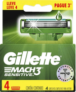 Carga-de-Aparelho-para-Barbear-Gillette-Mach3-Sensitive-4-Unidades-Leve-Mais-Pague-Menos