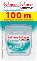 Fio-Dental-Menta-Johnson---Johnson-Reach-Essencial-100m-Mais-Economico