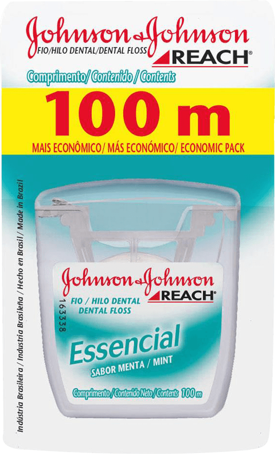 Fio-Dental-Menta-Johnson---Johnson-Reach-Essencial-100m-Mais-Economico