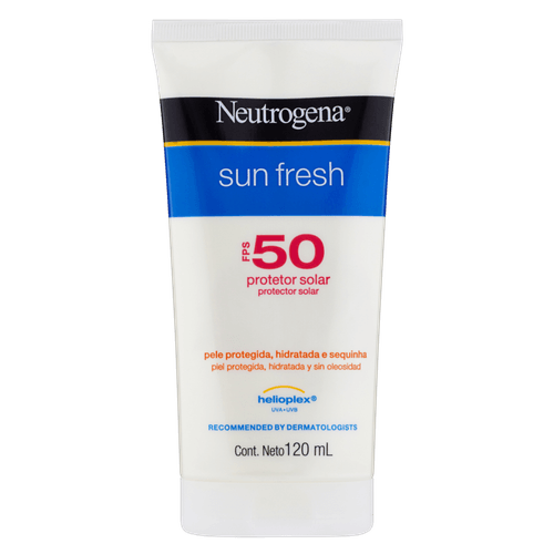 Protetor Solar Fps 50 Neutrogena Sun Fresh Bisnaga 120ml