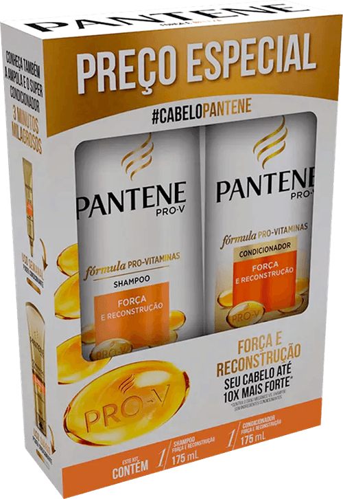 Kit Pantene Hidro-Cauterização Shampoo 400ml  + Condicionador 175ml