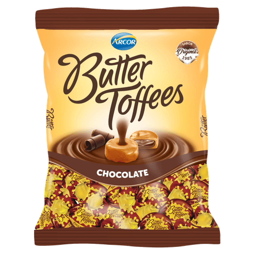 Bala Chocolate Butter Toffees Pacote 100g