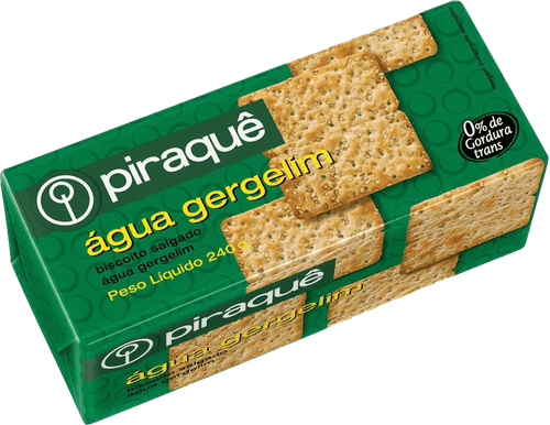 Biscoito Piraquê Água e Gergilim 240 g