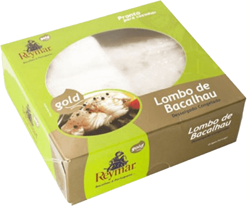 Lombo de Bacalhau Dessalgado Reymar Morhua Congelado Pacote 800 g