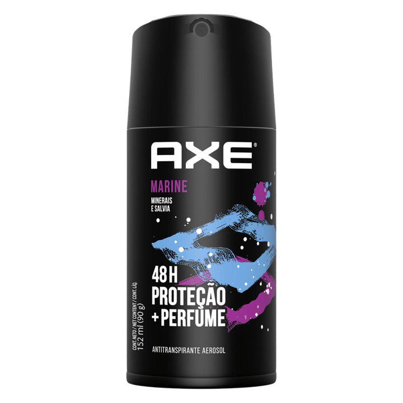 Antitranspirante-Aerossol-Marine-Minerais-e-Salvia-48h-Protecao-Axe-152ml-Spray