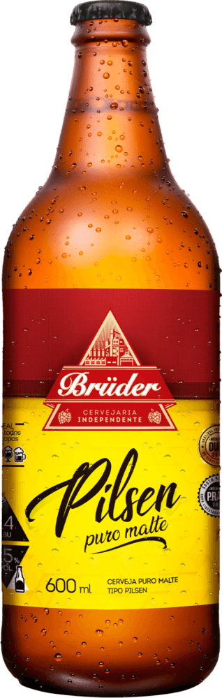 Cerveja Bruder Pilsen Garrafa 600ml