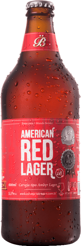 Cerveja Bruder Red Lager Garrafa 600ml