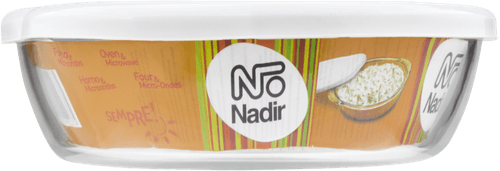 Assadeira Redonda Com Tampa Branca 2,4l Sempre