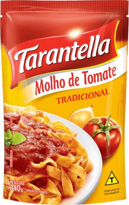 Molho De Tomate Tradicional Tarantella Sachê 340g