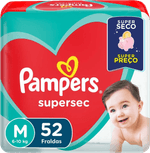 Fralda-Descartavel-Infantil-Pampers-Supersec-M-6-a-10kg-Pacote-52-Unidades