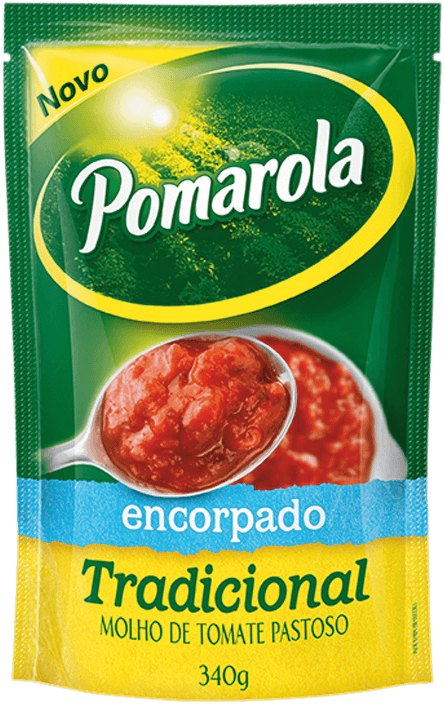 Molho de Tomate Tradicional Pomarola Sachê 340g