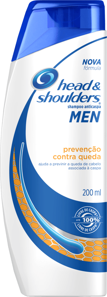 Shampoo Anticaspa e Antiqueda Head & Shoulders Men Frasco 200ml