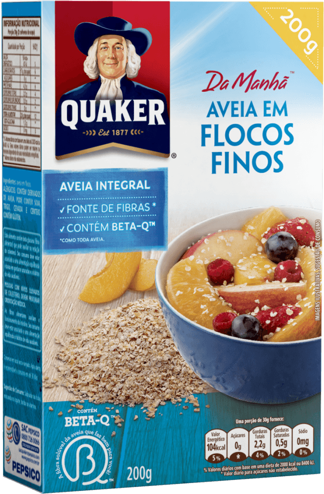 Encontraproduto.com.br - Aveia Quaker Flocos Finos 200g
