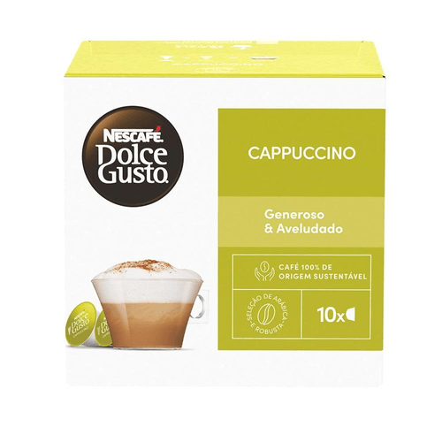 Café em Cápsula NESCAFÉ DOLCE GUSTO Cappuccino 10 Cápsulas