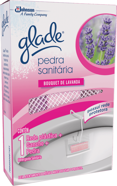 Detergente Sanitário em Pedra com Rede Protetora Bouquet de Lavanda Glade