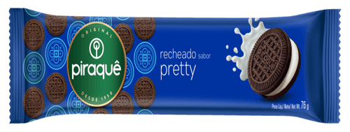 Biscoito Recheio Pretty Piraquê Pacote 76g