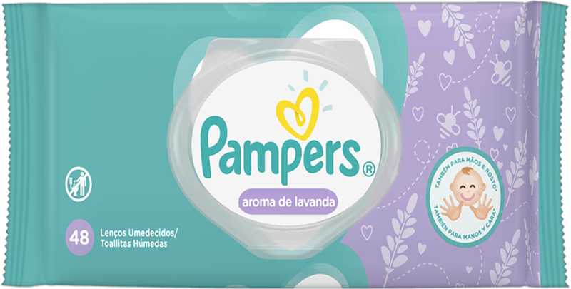 Lenco-Umedecido-Infantil-Lavanda-Pampers-Pacote-48-Unidades