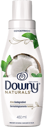 Amaciante-de-Roupa-Concentrado-Coco-e-Menta-Downy-Naturals-Frasco-450ml