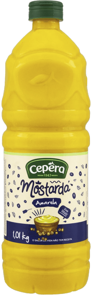 Condimento Preparado Mostarda Amarela Cepêra Garrafa 1,01kg