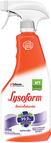 Desinfetante para Uso Geral Original Lysoform Frasco 500ml Borrifador