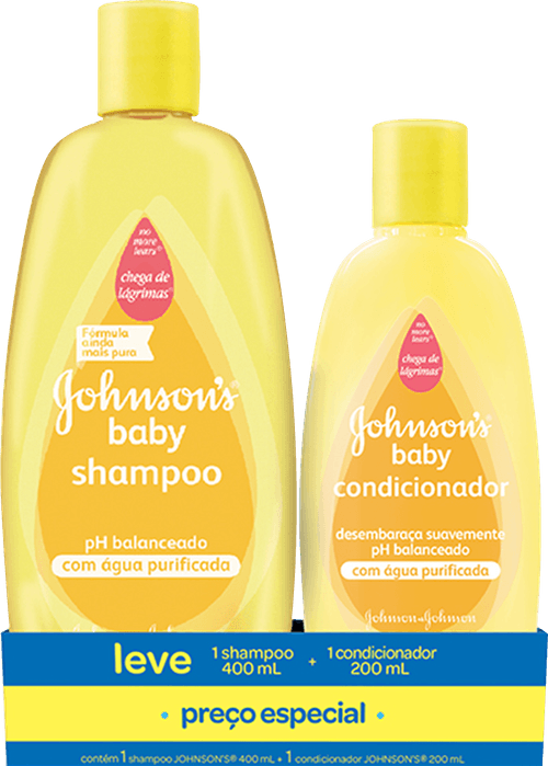 Kit Johnson's Baby Shampoo 400 ml + Shampoo 200ml