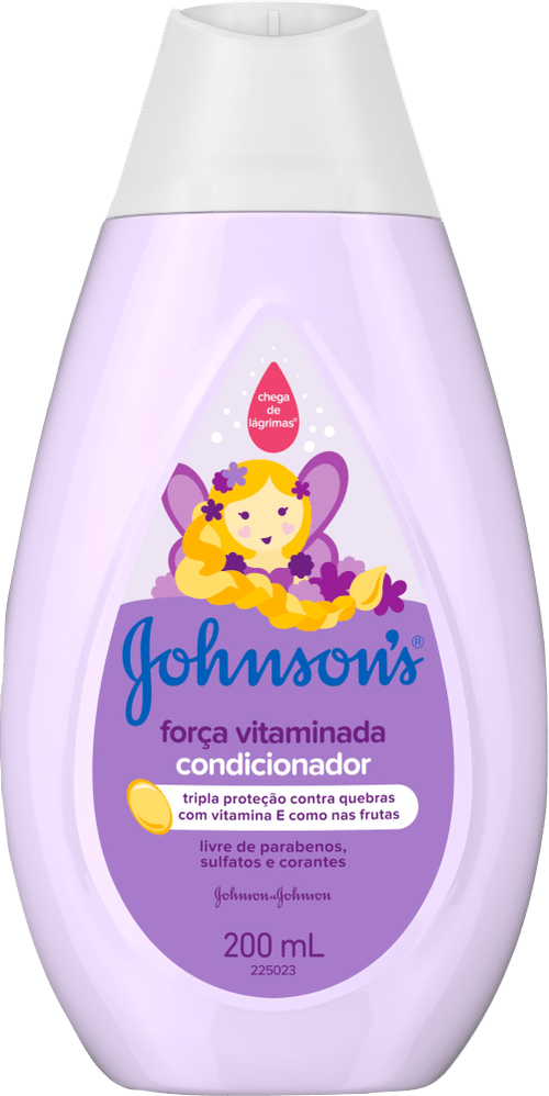 Condicionador Infantil Johnson's Baby Força Vitaminada 200ml