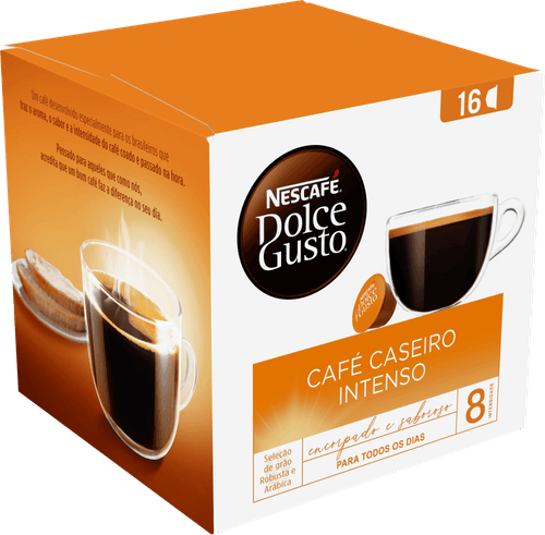 Café em Cápsula Nescafé Dolce Gusto Café Caseiro Intenso 16 Cápsulas