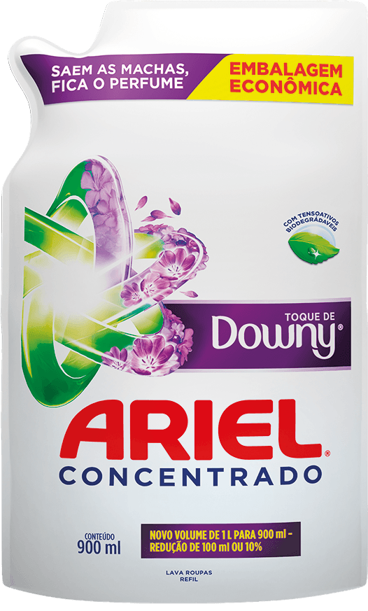 Lava-Roupas-Concentrado-Ariel-Toque-de-Downy-Sache-900ml-Refil-Economico