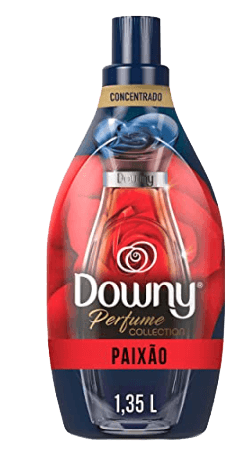 Amaciante de Roupa Concentrado Paixão Framboesa, Rosas e Violetas Downy Perfume Collection Frasco 1,35l